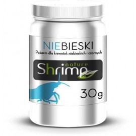 Shrimp Nature Niebieski - opakowanie 30 gram - wspomaga wybarwienie czarnych i niebieskich krewetek