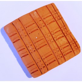 Płytka mineralizująca czerwona / pomarańczowa 40x40x4 mm