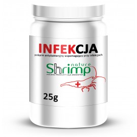 Shrimp Nature Infekcja - op 25 gram - pokarm antybakteryjny wspomagający przy infekcjach